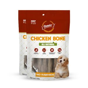 Gnawlers Chicken Bone - Rawhide Alternative 6pcs (108g)