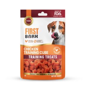First Bark Jerky Chicken Training Cubes