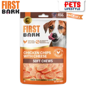 First Bark Jerky Chicken Chips with Cheese