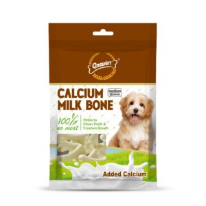 Gnawlers Calcium Milk Bone (3") / (4") 12 in 1