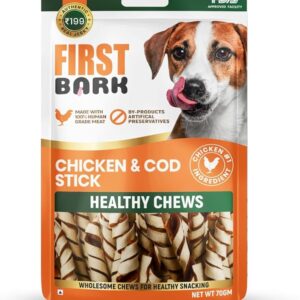 First Bark Jerky Chicken & Cod Stick