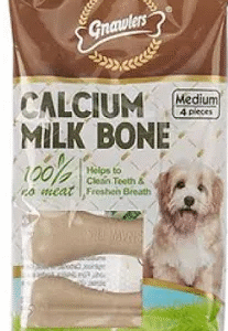 Gnawlers Calcium Milk Bone (3") / (4") (90g) 4 in 1