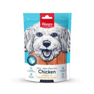 Wanpy For Dog Chicken Jerky & Cheese Slices
