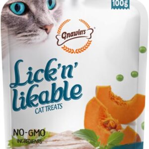 Gnawlers Lick n Likable Treats Tuna & Pumpkin Recipe