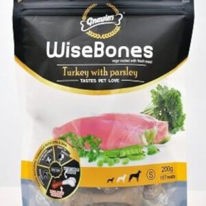 Wise Bone Turkey with Parsley (200g) Small (15Pcs.)