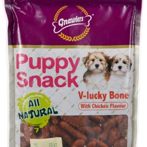 Puppy Snacks V-Lucky Chicken Bone (270g)